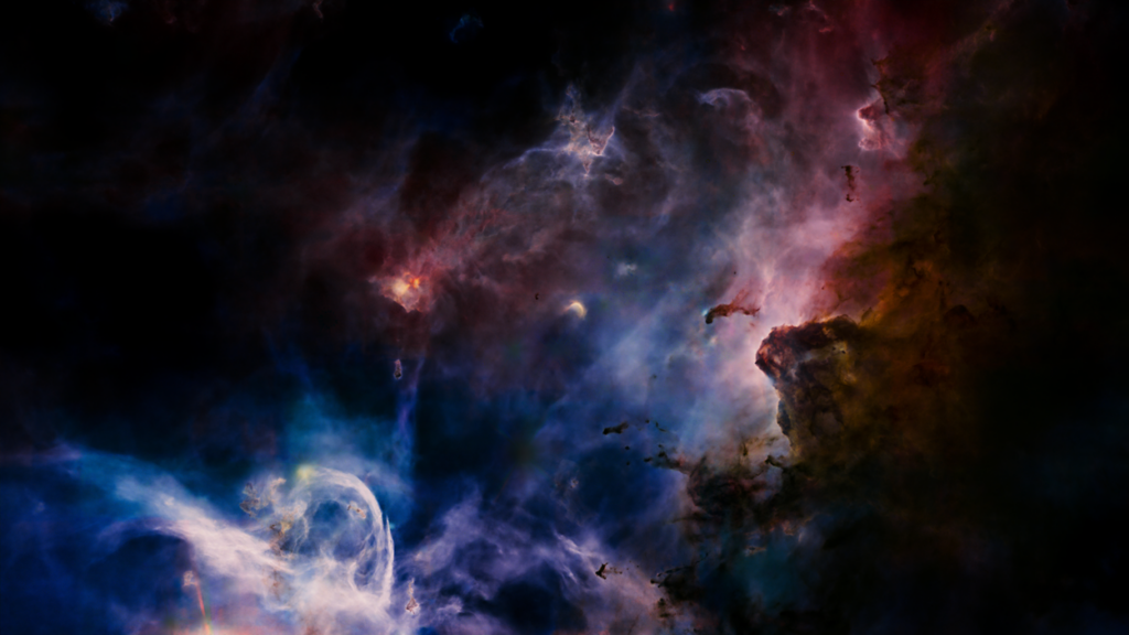 Deep-sky nebula image after using AstroPics Lab AI star separation
