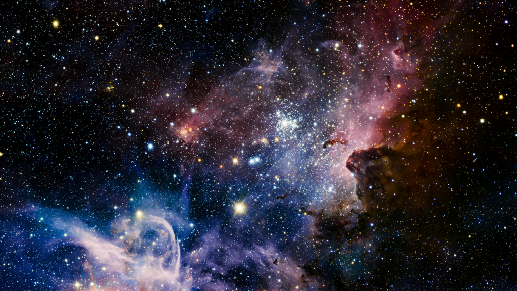 Deep-sky nebula image before using AstroPics Lab AI star separation